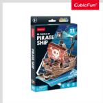 CubicFun - Puzzle 3D nava pirati 22 piese (CUW3121h)