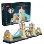 CubicFun Cubic Fun - Puzzle 3D Led Tower Bridge 222 Piese (CUL531h)
