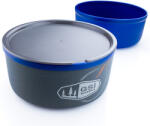 GSI Outdoors Неопренов комплект изолирани чаши и чинийки 591 ml, син (TO.77192)
