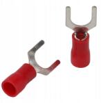  100 Szigetelt Réz Villavégek, 6MM, M4, piros (1013210395711)