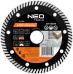 NEO Disc de taiere diamantat 125x22, 2x1, 4 mm, turbo (57621) Disc de taiere