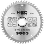NEO TOOLS Panza de ferastrau circular din 190x30 mm, 50 dinti (57672)