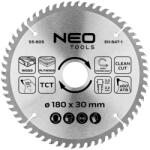 NEO TOOLS Panza de ferastrau circular din 180x2, 8x30 mm 60 dinti, carbura (55605)