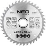 NEO TOOLS Panza de ferastrau circular din 200x30 mm, 40 dinti (57676)