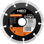 NEO Disc de taiere diamantat 115x22, 2x2, 1 mm, segmentat (57616) Disc de taiere