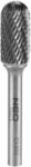 NEO TOOLS Cap de frezare rotunjit 12x45 mm, carbura cu tija de 6 mm (55361) Burghiu