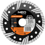 NEO Disc de taiere diamantat 115x22, 2x2, 4 mm, turbo (57625) Disc de taiere
