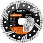 NEO Disc de taiere diamantat 125x22, 2x2, 6 mm, turbo (57626) Disc de taiere