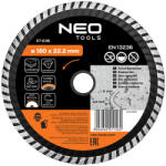 NEO Disc de taiere diamantat 180x22, 2x2, 8 mm, radiator turbo (57636) Disc de taiere