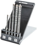 NEO TOOLS Set de burghie pentru beton din, 5 piese, 5-12 mm SDS Max4 varf de margine (57572) Burghiu