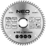 NEO TOOLS Panza de ferastrau circular din 185x2, 8x30 mm 60 dinti, carbura (55601)