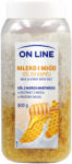 On Line fürdősó tej és méz 800 g - vitalora