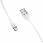 BOROFONE CABLU alimentare si date Borofone BX19, Charging Data Cable pt. smartphone, USB la micro USB, 2.4A, 1m, alb 6931474701787 (timbru verde 0.18 lei) (6931474701787)
