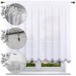  Kész függöny cirkóniákkal 170x500 sima voile függönyök flitterekkel nappaliba (5903682215203)