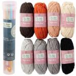 Alison & Mae Fonal Fonal Horgoláshoz 8 Színű Készlet 6 Db Horgolótűvel (2542587ZE)