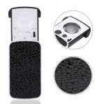  Ékszer Nagyító Összecsukható 3 Üzemmód- 30X 60X 90X Led Uv Fekete (ZP00460-01)