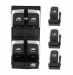  4DB Ablakemelő Kapcsoló Panel Audihoz Fekete