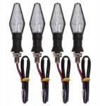  Led Irányjelző 12 Diódás 12V Fekete 4DB