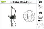 VALEO Mecanism actionare geam VALEO 850794 (850794) - automobilus