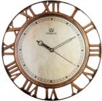 Merion falióra, quartz, bronz színű keret, antikolt jellegű számlap (6653-0)