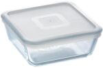 Pyrex Cook& Freeze sütőtál műanyag tetővel 15x15 cm 0.85 l (3426470283489)