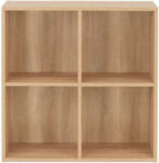  Boxie nyitott fali szekrény 80x80x37 cm sonoma tölgy - pepita - 46 907 Ft