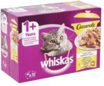 Whiskas 1+ Casserole Macskaeledel Aszpikban - 12 x 85g (5900951264405)