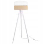  állólámpa, Fa Lámpaburnyó, 45 Cm, Fehér