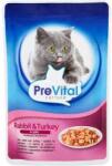 PreVital Nyúl & Pulyka Zselés Macskaeledel - 100g (5999546172041)