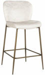 Richmond Interiors Darby 67 Bárszék Bézs Arany Fém Lábakkal (S4712 CREAM FUSION)
