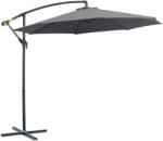 Outsunny Deluxe Karos Kerti Napernyő Tekerővel, Φ3m