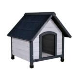 TRIXIE Natura Dog Kennel - kutyaház (szürke) sátortetős (M-L) 83x87x101cm (028-39536)