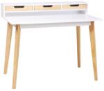 Jumi Modern íróasztal Jumi 110x60x90/75 cm - skandináv dizájn, funkcionalitás és természetes elegancia