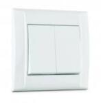  Defne, fehér, csillár/kétáramkörös kapcsoló, 105-ös (dfcs)