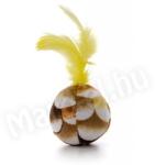 JK Animals JK Játék cica labda tollal sárga 58785-3 (8595159439297)