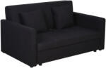 Homcom 2 személyes, kihúzható kanapé - beépített tárolóhellyel