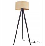  állólámpa, álló, Háromszögű, Fa Lámpabúra, 45 Cm