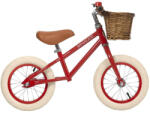 BANWOOD FÜRDESZKA PIROS ACÉL KERÉKPÁROZÁS GYEREKEK 3-5 ÉVES KORCSOLYÁZÁS FEJLESZTÉS 12" vörös