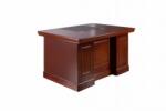  Birou Directorial A-1421, 140x70cm, culoare Nuc, lemn+mdf
