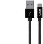 Winner Group WG - Cablu de date Tip-C la USB-A / 3m / împletit din nailon / negru (7300)