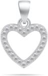 Brilio Silver Káprázatos szív medál cirkónium kövekkel PT09W