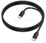 hoco. X115 Surpass 240 W-os gyors töltésű adatkábel C-C (fekete) (HC652018) (HC652018)
