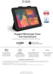 ZAGG billentyűzet Rugged Messenger Cover UK VG IPad 9.7 (202002483)