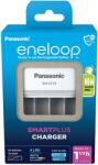 Panasonic eneloop Smart akkumulátor gyorstöltő, 4db AA-AAA ceruza-mikro akkumulátorhoz, üres (BQCC55E-N) (BQCC55E-N)