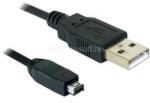 Delock kamera kábel USB-B mini 4 tűs Hirose - USB-A 1, 5 m apa-apa (DL82208) (DL82208)