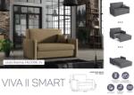 Mindigbútor VIVA SMART II előre nyíló rugós, ágyneműtartós kanapé Falcone 24 színben - mindigbutor