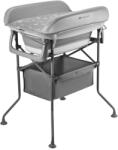 KinderKraft Вана със стойка и повивалник 2 в 1 Kinderkraft - Bubbly, 79 cm, сива (NEW024675)