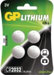 GP Batteries CR2032 Lithium gombelem (CR) 4db
