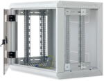 TRITON Cabinet rack 12U/500mm, Sticla securizata, Gri (RUA-12-AS5-CAX-A1) - vexio
