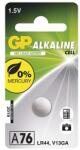 EMOS Baterie buton alcalină A76 GP ALKALINE 1, 5V/110 mAh (EMS086) Baterii de unica folosinta